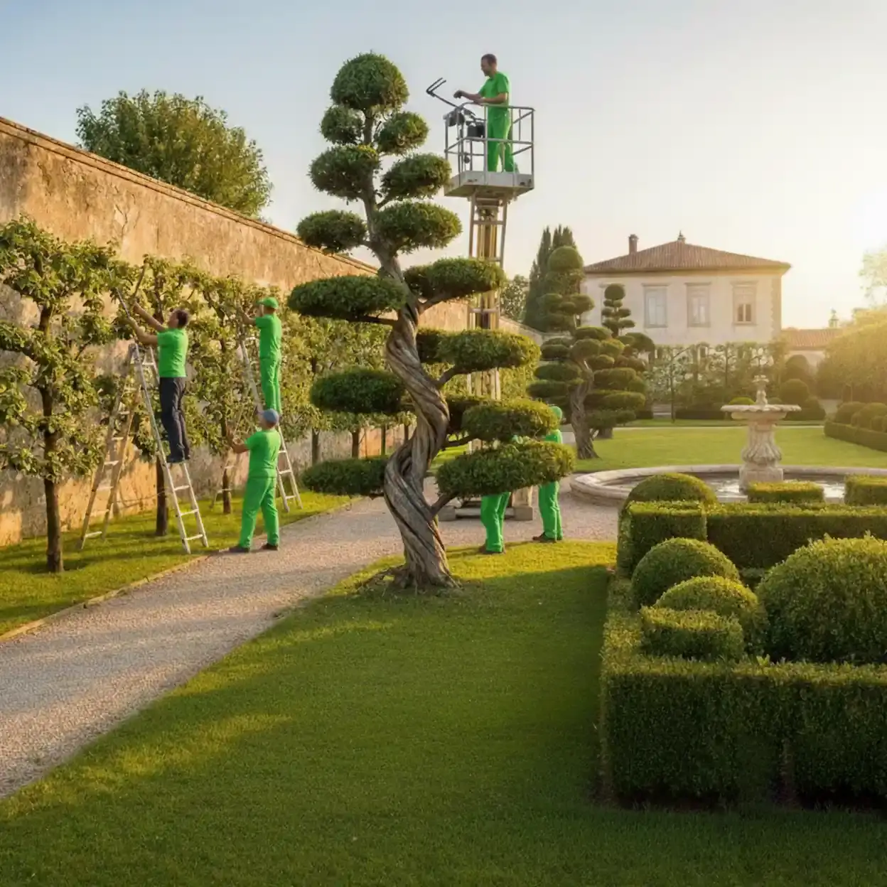 Dekorativ ağacların formalaşdırması