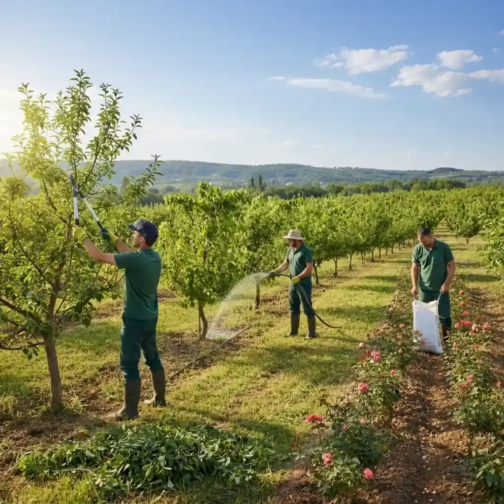 Budama, suvarma və gübrələmə
