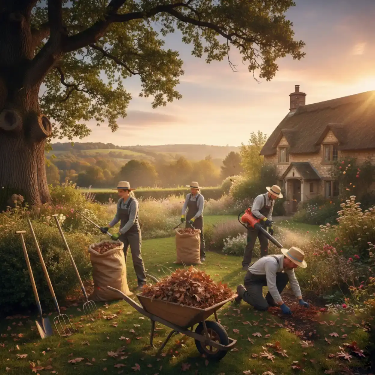 Mövsümi bağ təmizliyi və baxım